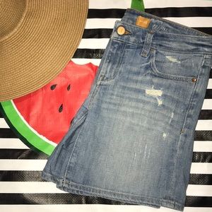 BOGO Anthropologie Tattered Jean Short 6” inseam